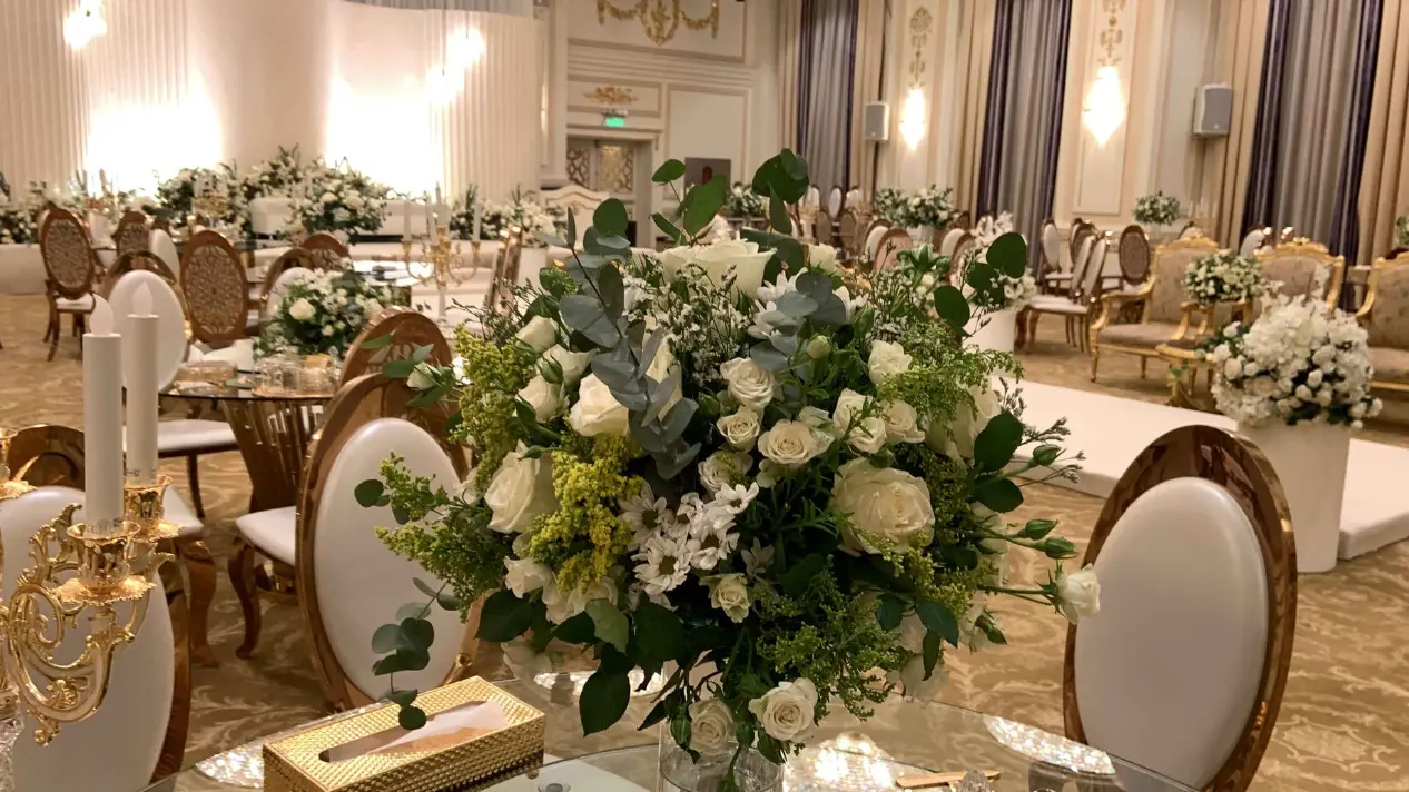 كوش افراح ورد طبيعي